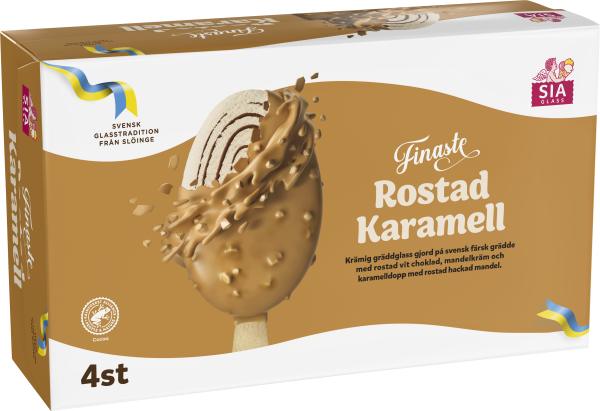 Glasspinnar Finaste rostad karamell 4-pack