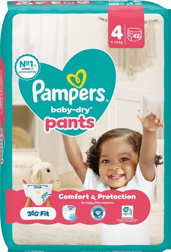 Blöjor Baby Dry Pants 4 9-15 Kg