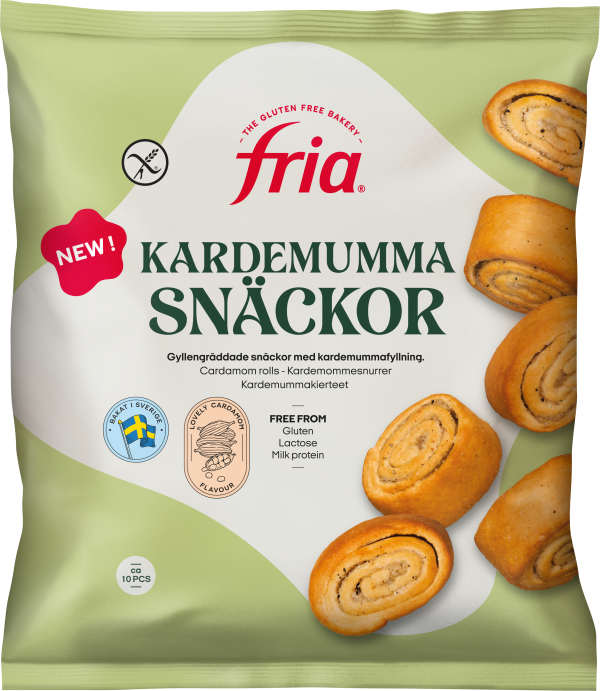 Glutenfria Kardemummasnäckor 10-pack