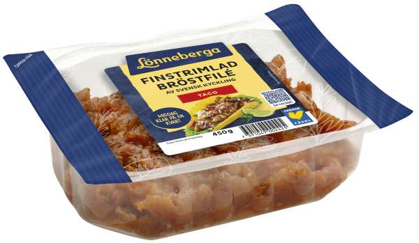 Bröstfilé Finstrimlad Taco