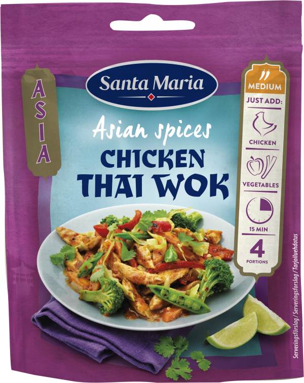 Kryddmix Kyckling Thai Wok