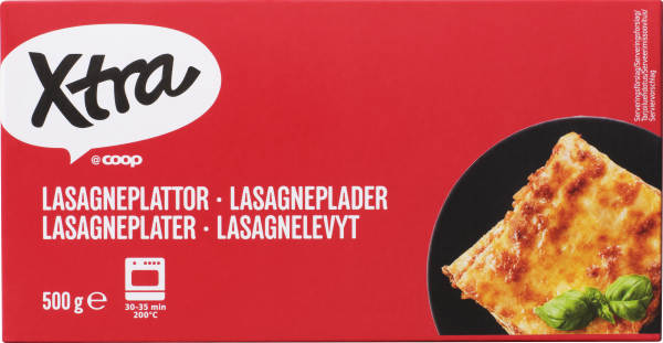 Lasagneplattor