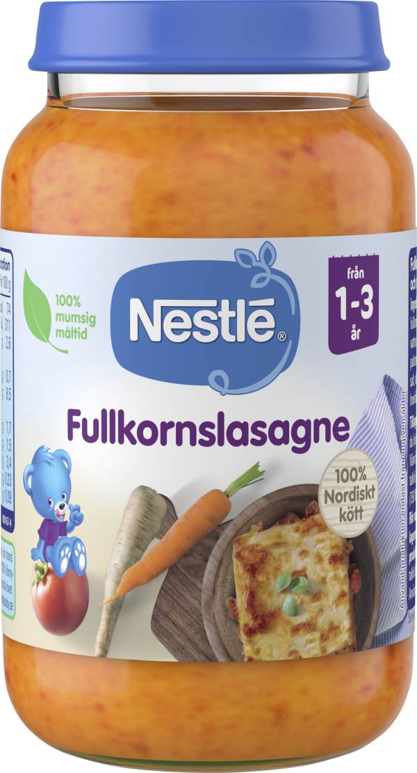 Barnmat Fullkornslasagne 12 mån