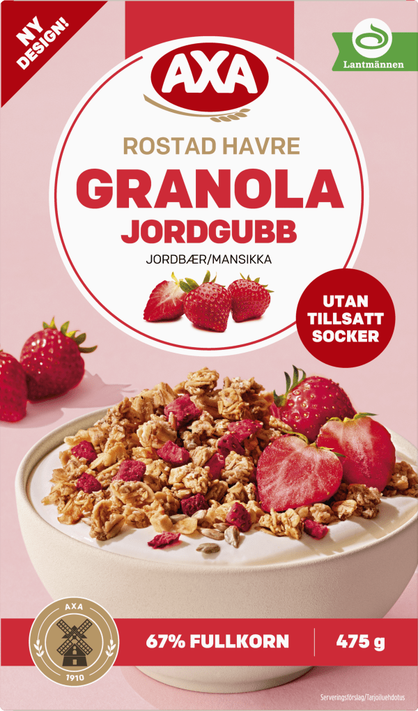 Granola Jordgubb