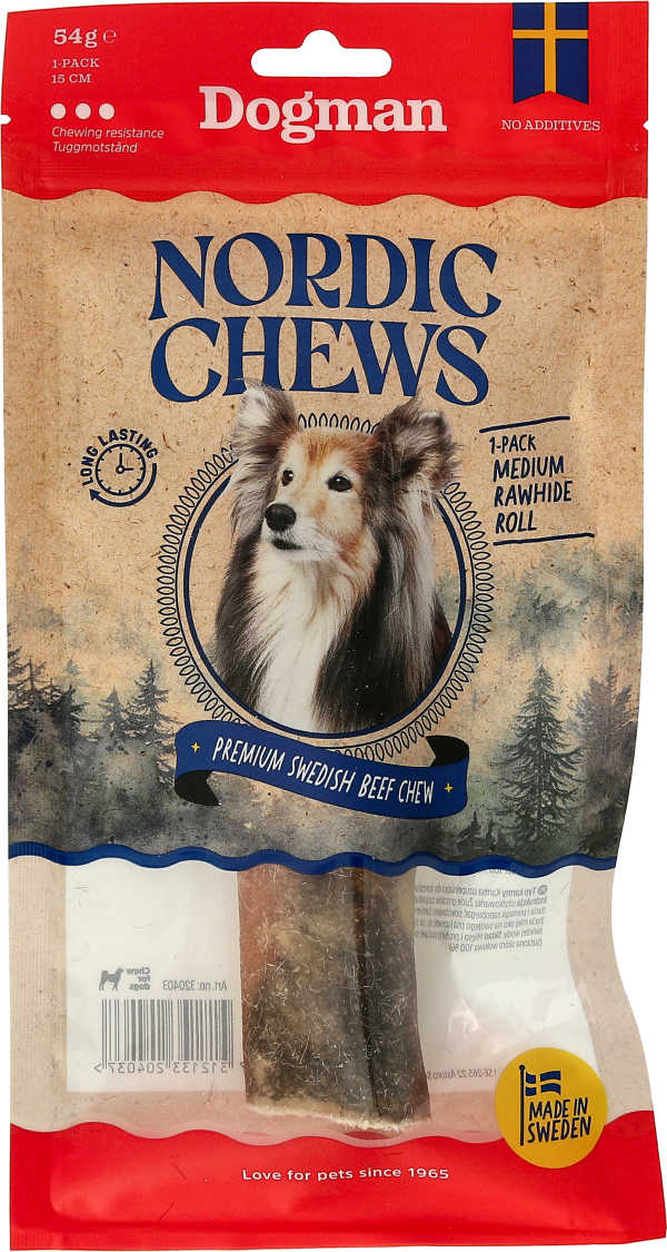 Beef Rawhide Roll Medium