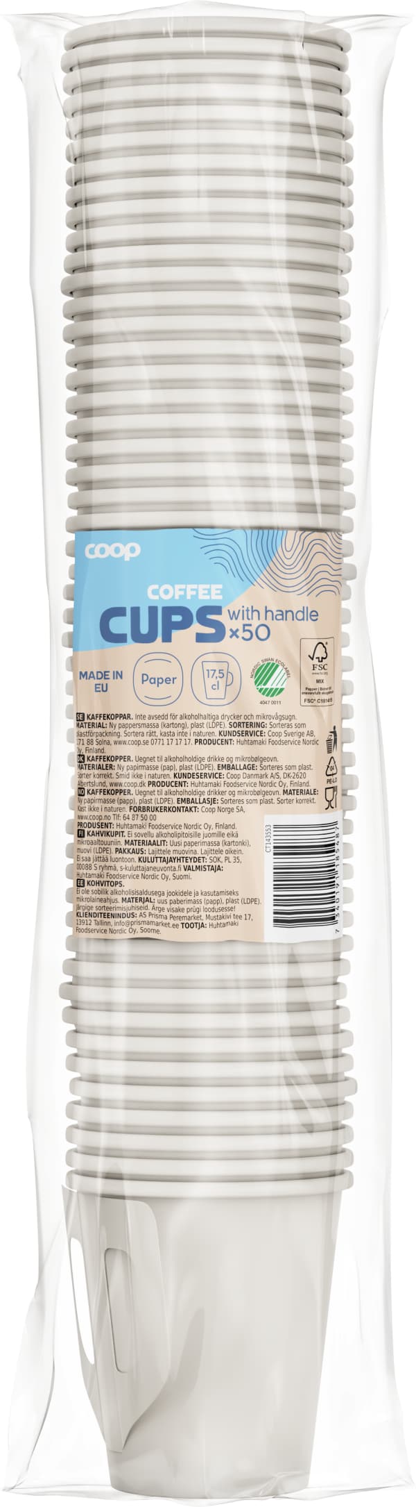 Kaffekoppar 50-pack