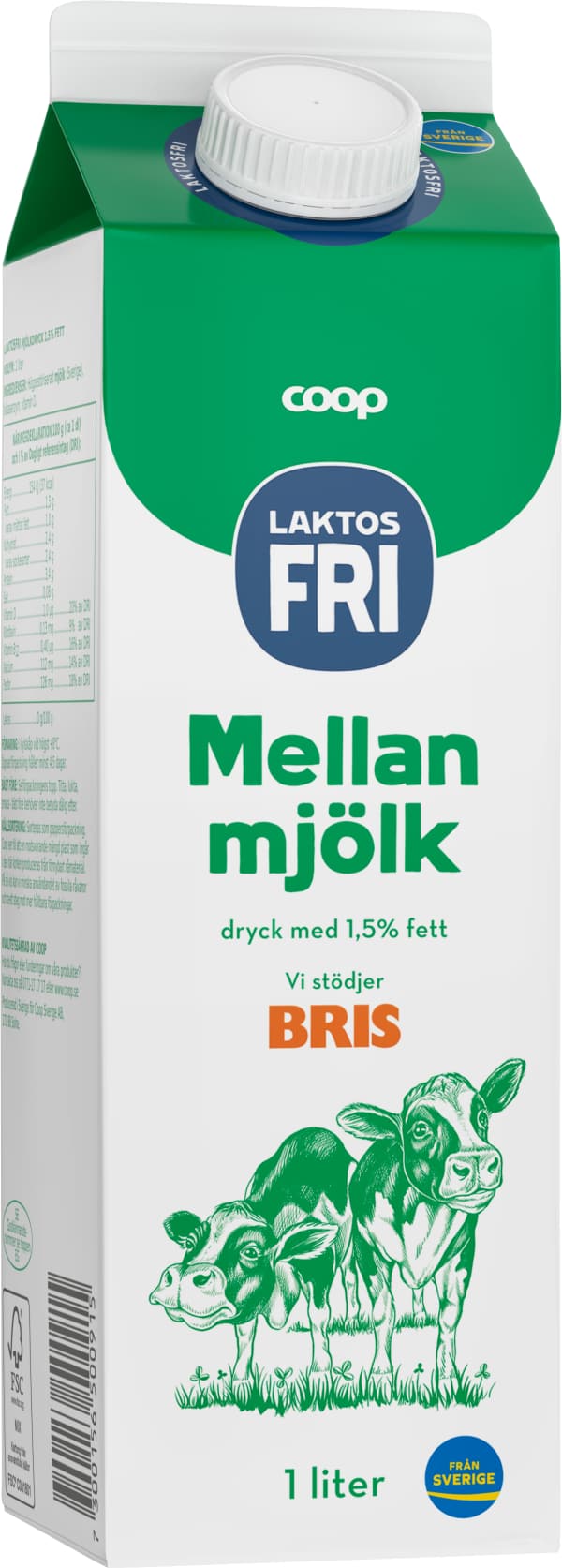 Laktosfri Mellanmjölk
