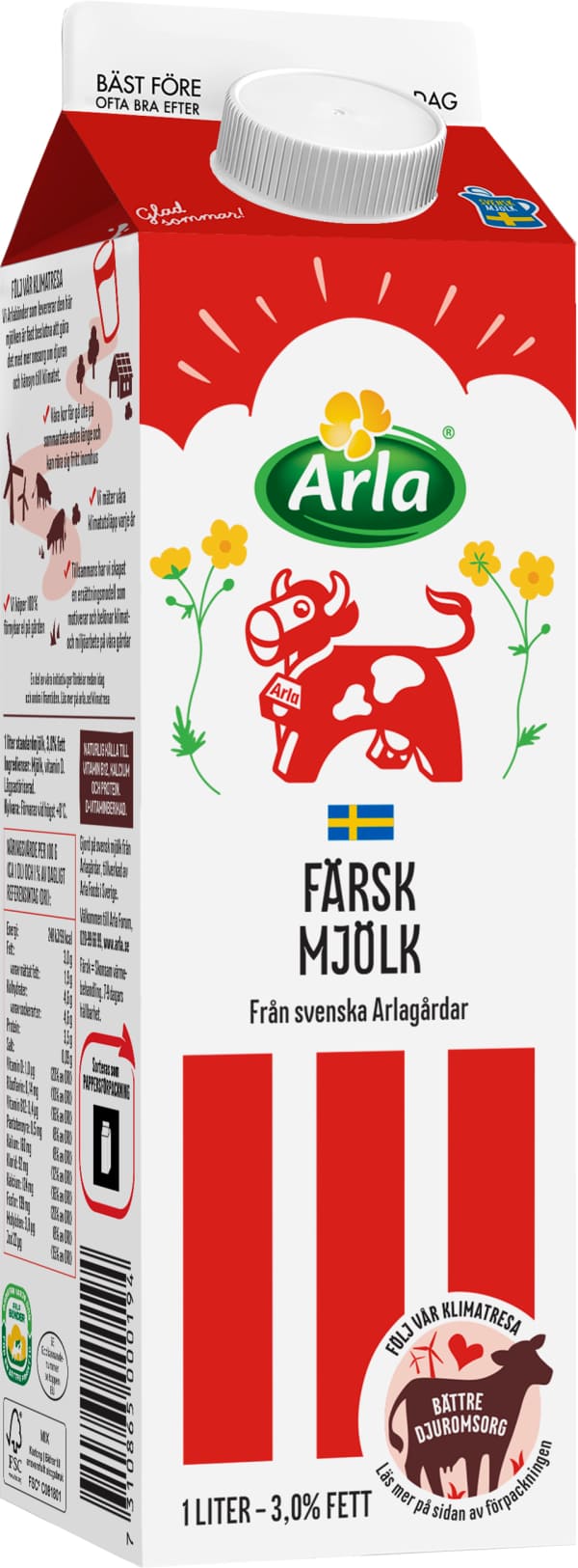 Standardmjölk Färsk