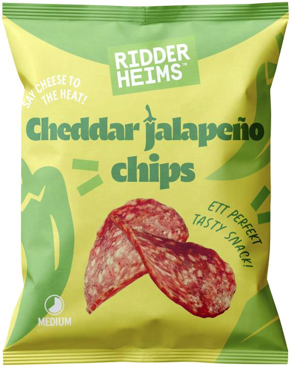 Korvchips Cheddar Jalapeño
