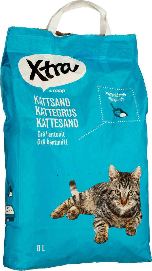 Kattsand Klumpbildande Grå Bentonit
