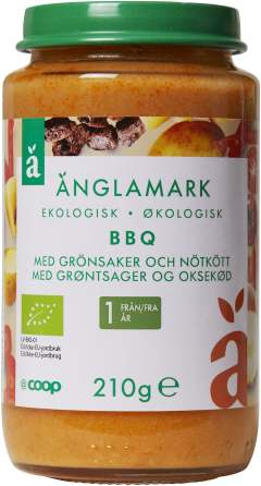 Barnmat BBQ Grönsaker & nötkött 12 Mån Eko