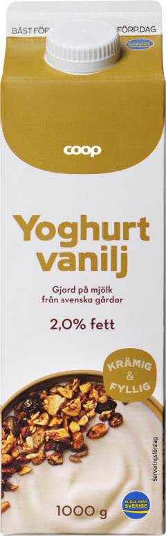 Yoghurt Vanilj 2%