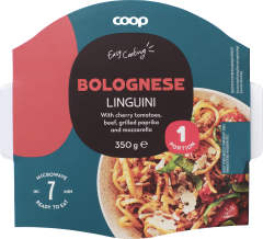 Linguini bolognese