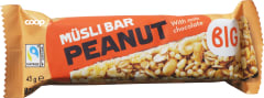 Müslibar Mjölkchoklad & jordnötter