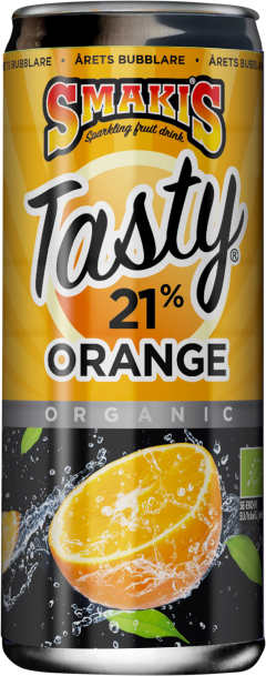 Kolsyrad fruktdryck Tasty Apelsin Eko