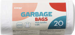 Avfallspåse Vit 20 liter 25-pack