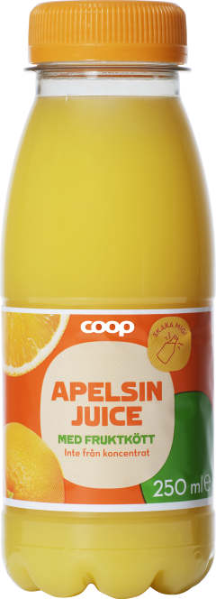 Apelsinjuice med fruktkött