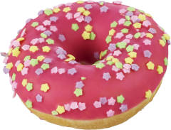 Munk mini pink & flower sprinkles