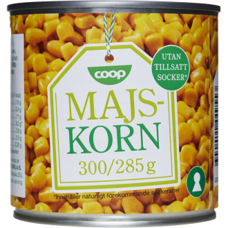 vad innehåller majs