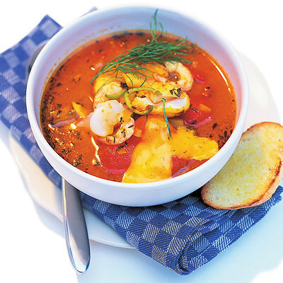 Fisksoppa med saffransaioli