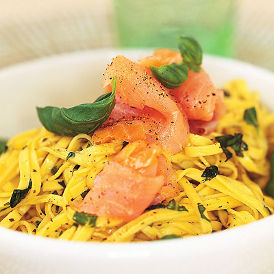 Supersnabb laxpasta