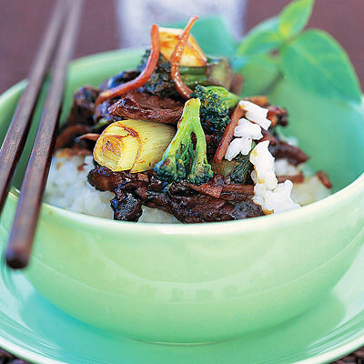 Wokad biff med broccoli