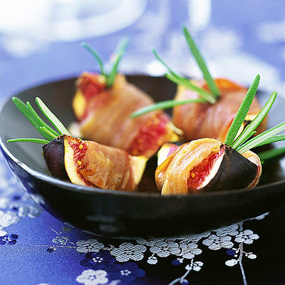 Grillade fikon med parmaskinka
