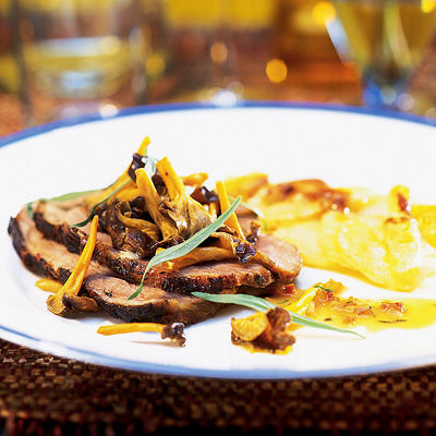 Lammstek med potatis- och svartrotsgratäng