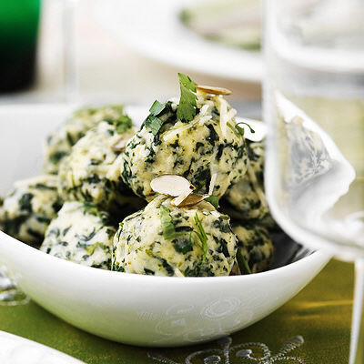 Gnudi med grönkål