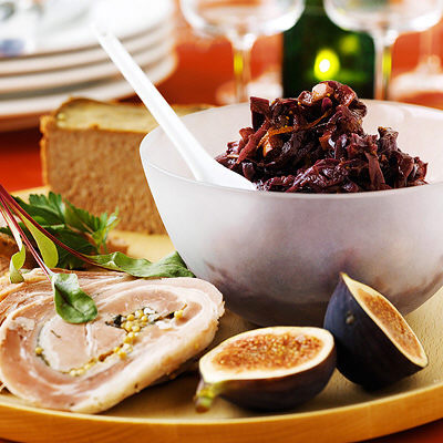Julkryddad rödkåls- och fikonchutney