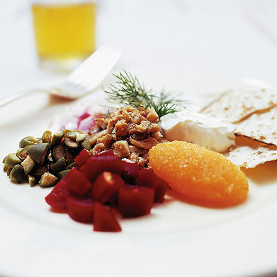 Tartar på strömming med löjrom