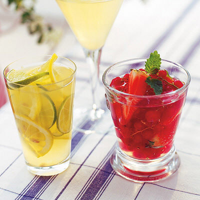 Barley water med bär