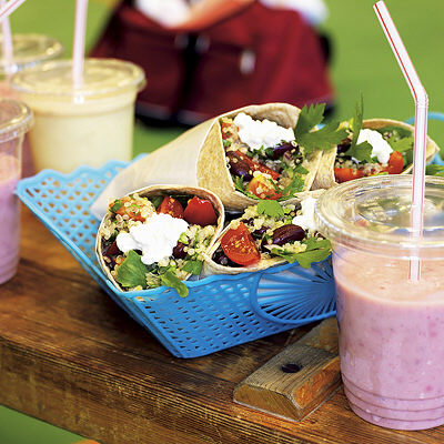 Wraps med bön- och quinoasallad