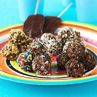 Kolaklubbor och chokladkulor