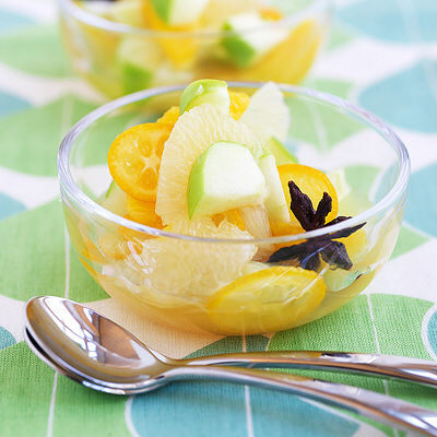 Sweetie, apelsin och kumquat i marinad