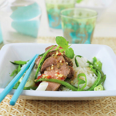 Fläskfilé med lime och asiatisk sås