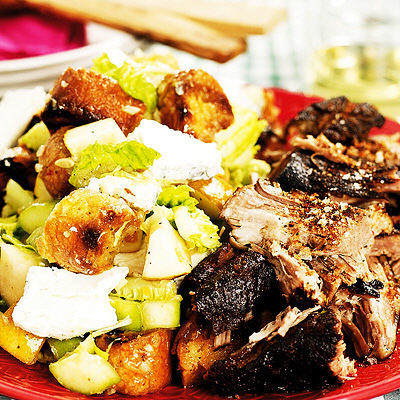 Barbequegrillad fläskkarré