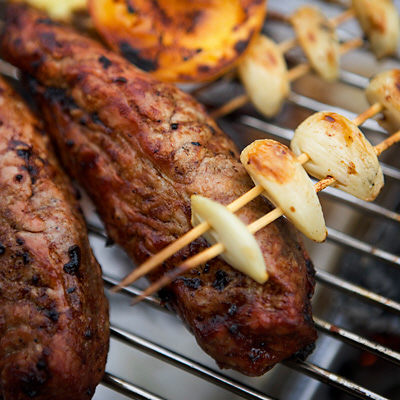 Helgrillad fläskfilé med honungsglaze