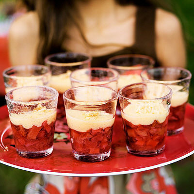 Rabarberkompott i glas