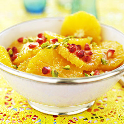 Apelsinsallad med granatäpple