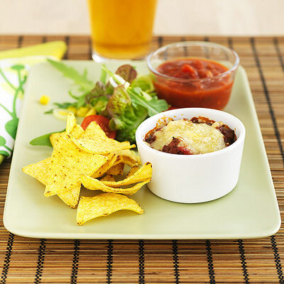 Mexikansk tacogratäng med nachos