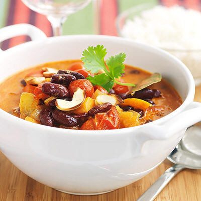 Böngryta med cashewnötter och kokos