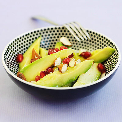 Avokadosallad med granatäpple