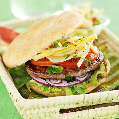 Hamburgerbröd med dinkel