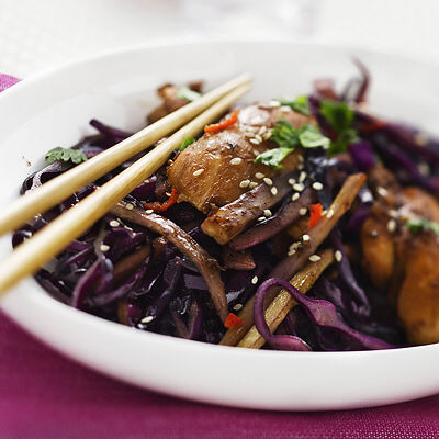 Wok med kyckling