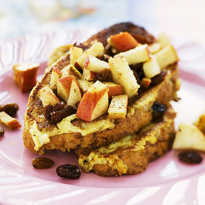 Fattiga riddare med kokos och banan