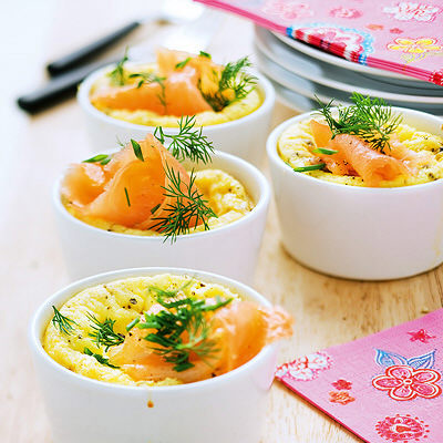 Cocotter med lax och Västerbottensost