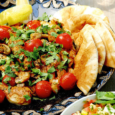 Libanesisk kyckling med tabbouleh