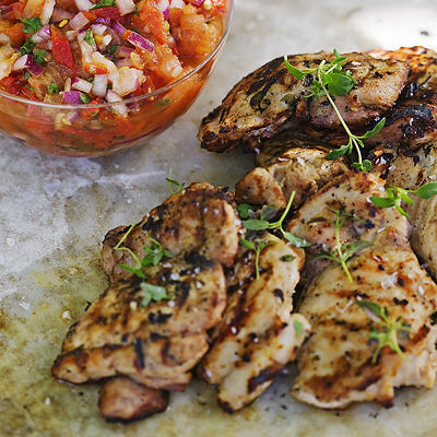 Grillad kycklinglårfilé