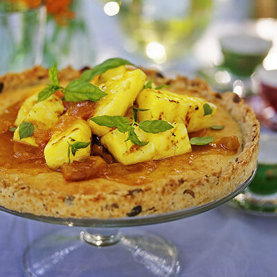 Mandelkaka med ananas